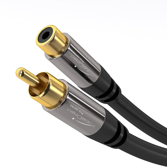 KabelDirekt RCA Extension Cable Digital Coaxial Audio Video 75 Ohm
