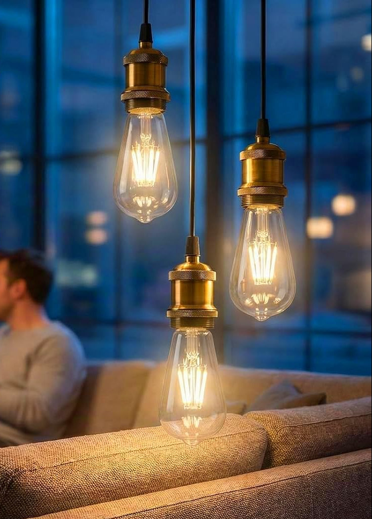 Jiehe ST64-6W E27 6W LED Vintage Edison Bulbs