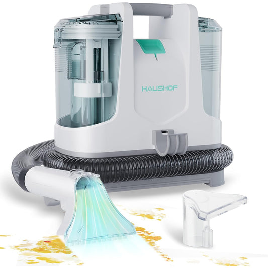 HAUSHOF Portable Handheld Carpet Spot Cleaner for Pet Stains