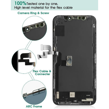 iPhone X GX New OLED Black Display Screen Replacement Kit