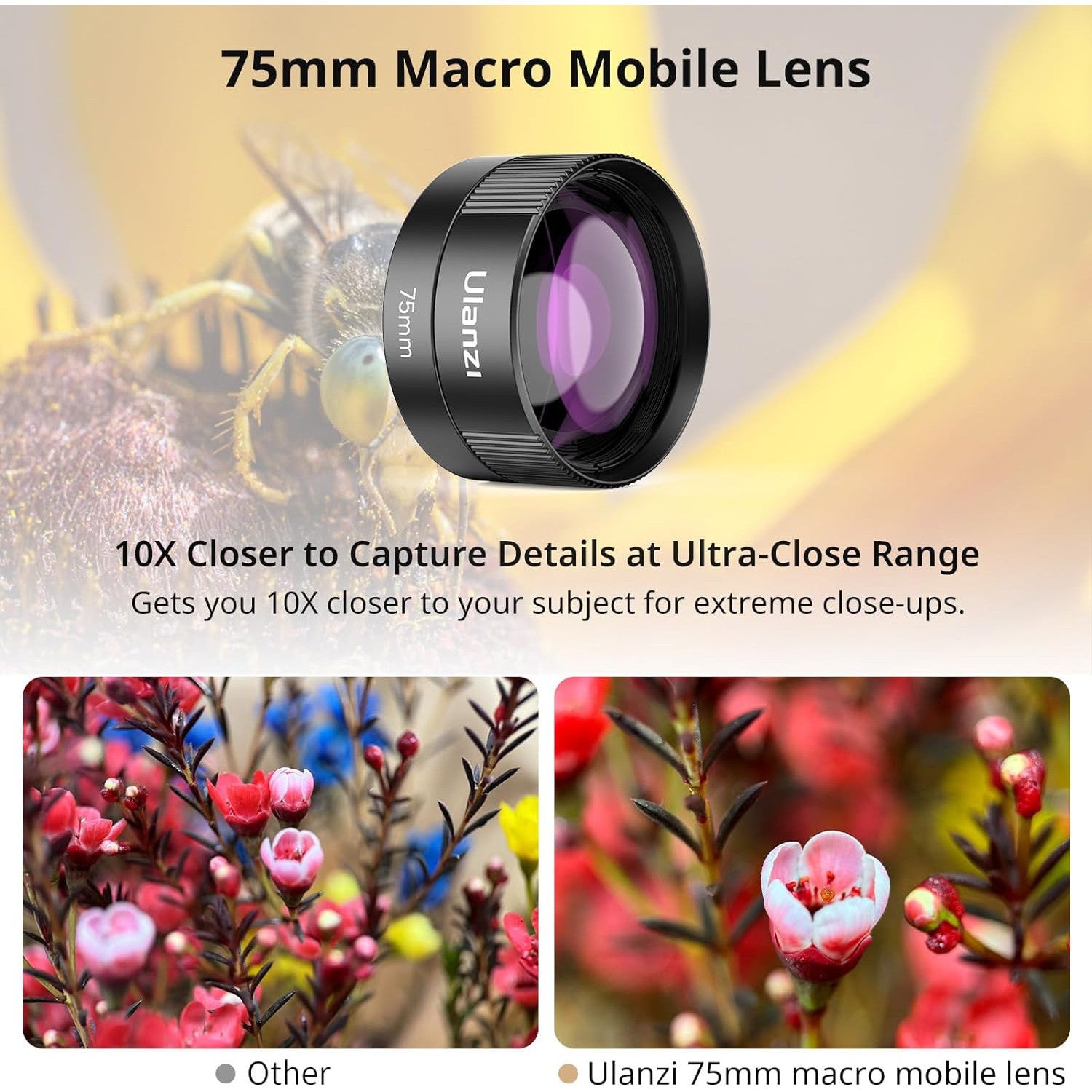 ULANZI CL-003 10x Macro Phone Lens with 17mm Adapter