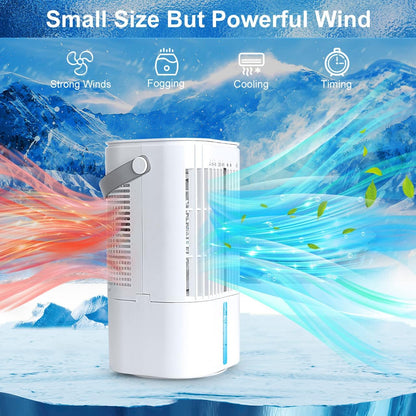 RenFox 5-in-1 Portable Air Conditioner 1000 ml Tank White
