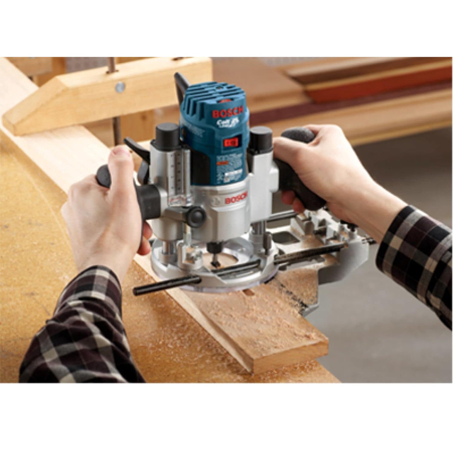 BOSCH 6-Piece Carbide-Tipped Trim Router Bits