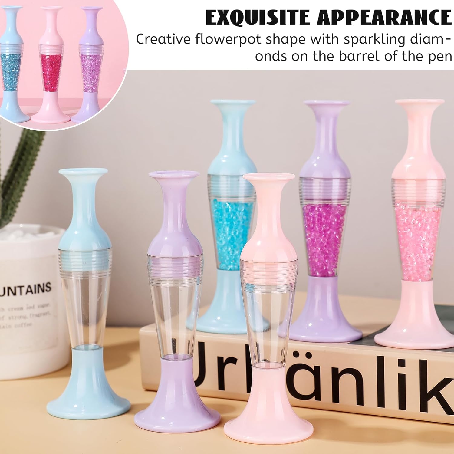 YELYTR 3-Pack Refillable Vase Pen for Diamond Painting