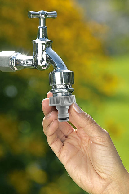 Gardena 33.3mm Tap Connector Anti-Splash Frost-Proof Adapter for Garden Hose