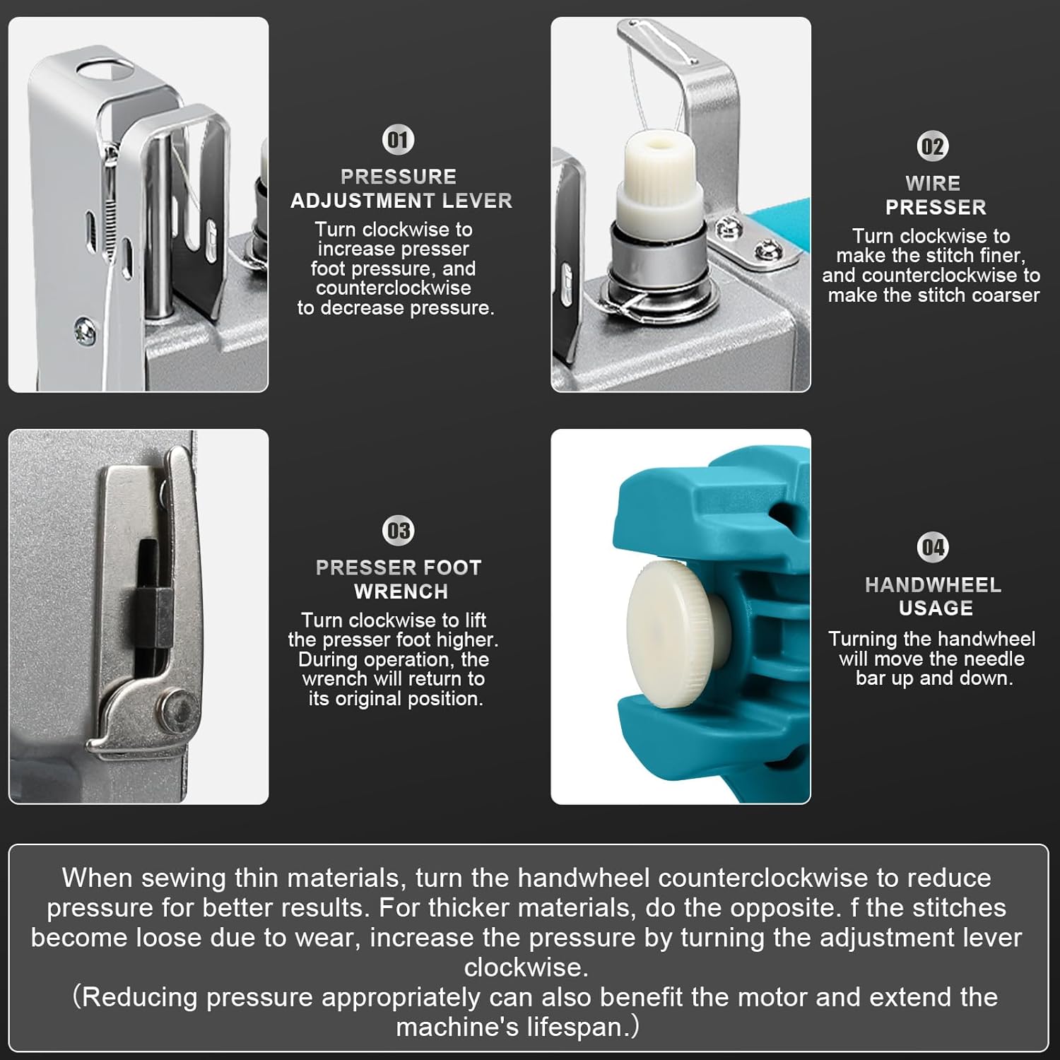 Kistrba Portable Cordless Sewing Machine – Blue – Makita 18V Battery