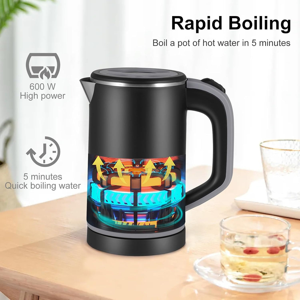 Towwoo To-600W Electric Kettle 600W 800ml