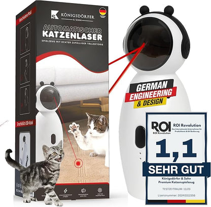 Interactive Automatic Laser Pointer Cat Toy by Koenigsdoerfer & Sohn