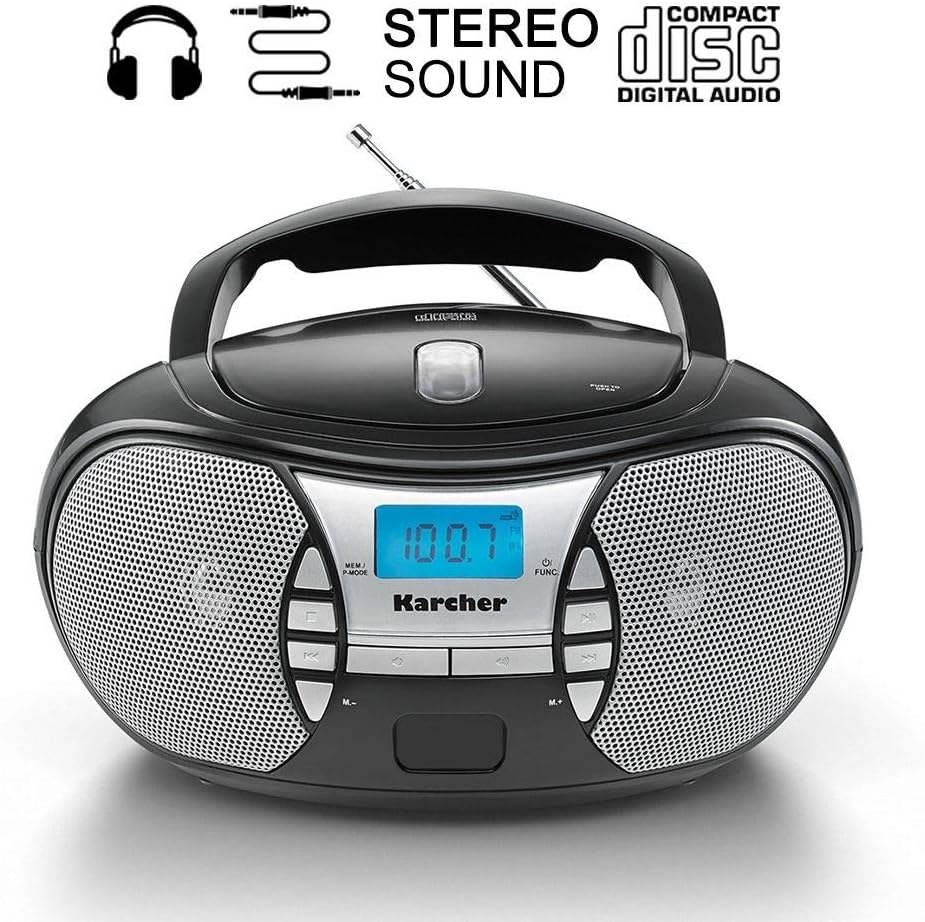 Karcher RR 5025-B Portable CD Player FM Radio