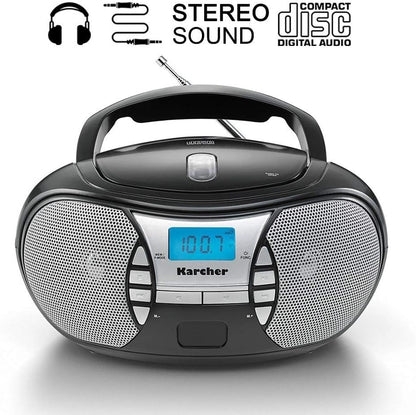 Karcher RR 5025-B Portable CD Player FM Radio