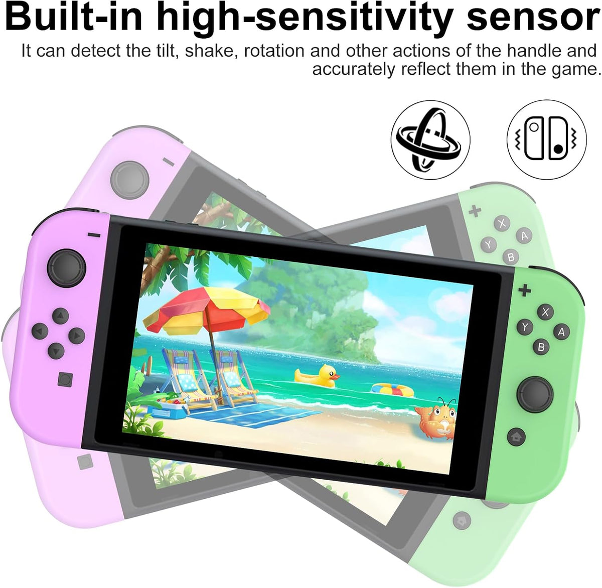 Vinkarpe Wireless Replacement Controller for Switch/OLED/Lite