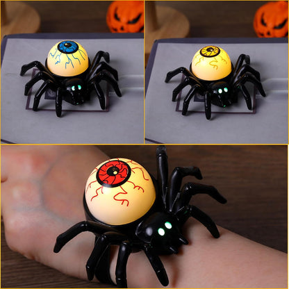 Editbar Halloween Spider Eyeballs Candle Light 12-Pack Flameless LED Battery Operated Yellow