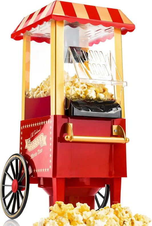 Gadgy Classic Hot Air Popcorn Maker – Grease-Free, 1.9L, 1200W , 47 package - Gomix Brands Outlet