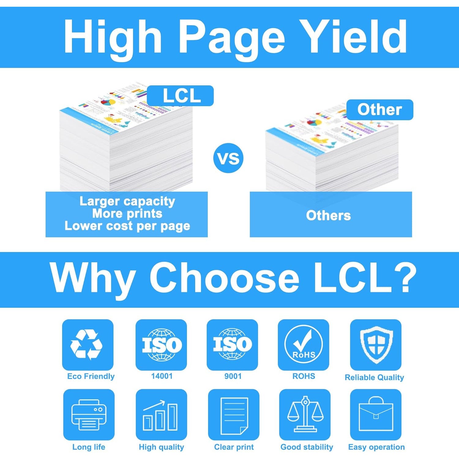 LCL Remanufactured 508A Black Toner Cartridge 6000 Pages HP LaserJet