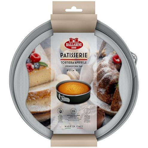 BALLARINI 22cm Hinged Cake Pan with Drip Guard, PFAS-Free