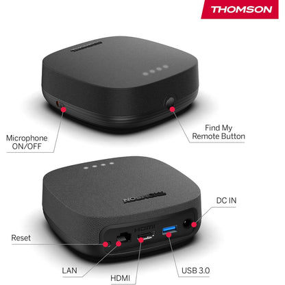 Thomson Streaming Box Plus 270: 4K UHD Android TV with Google Cast, Wi-Fi