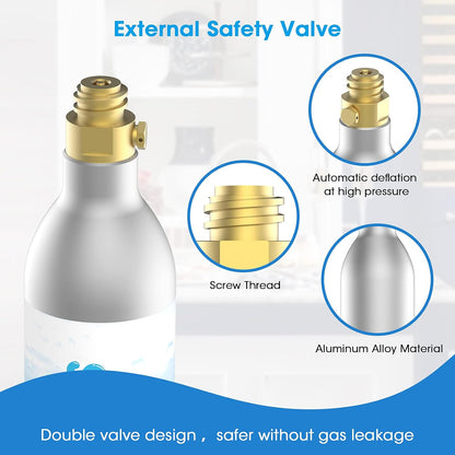 Sodaology 60L Co2 Carbonator for SodaStream Machines