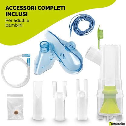 Norditalia Drop Quiet Portable Aerosol Nebulizer for Adults and Children
