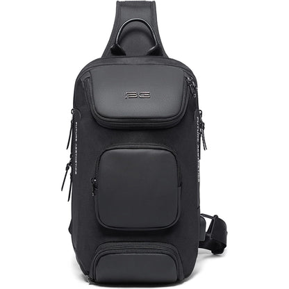 VARLIVOO Men's Waterproof USB Charging Sling Chest Bag for Tech & Travel