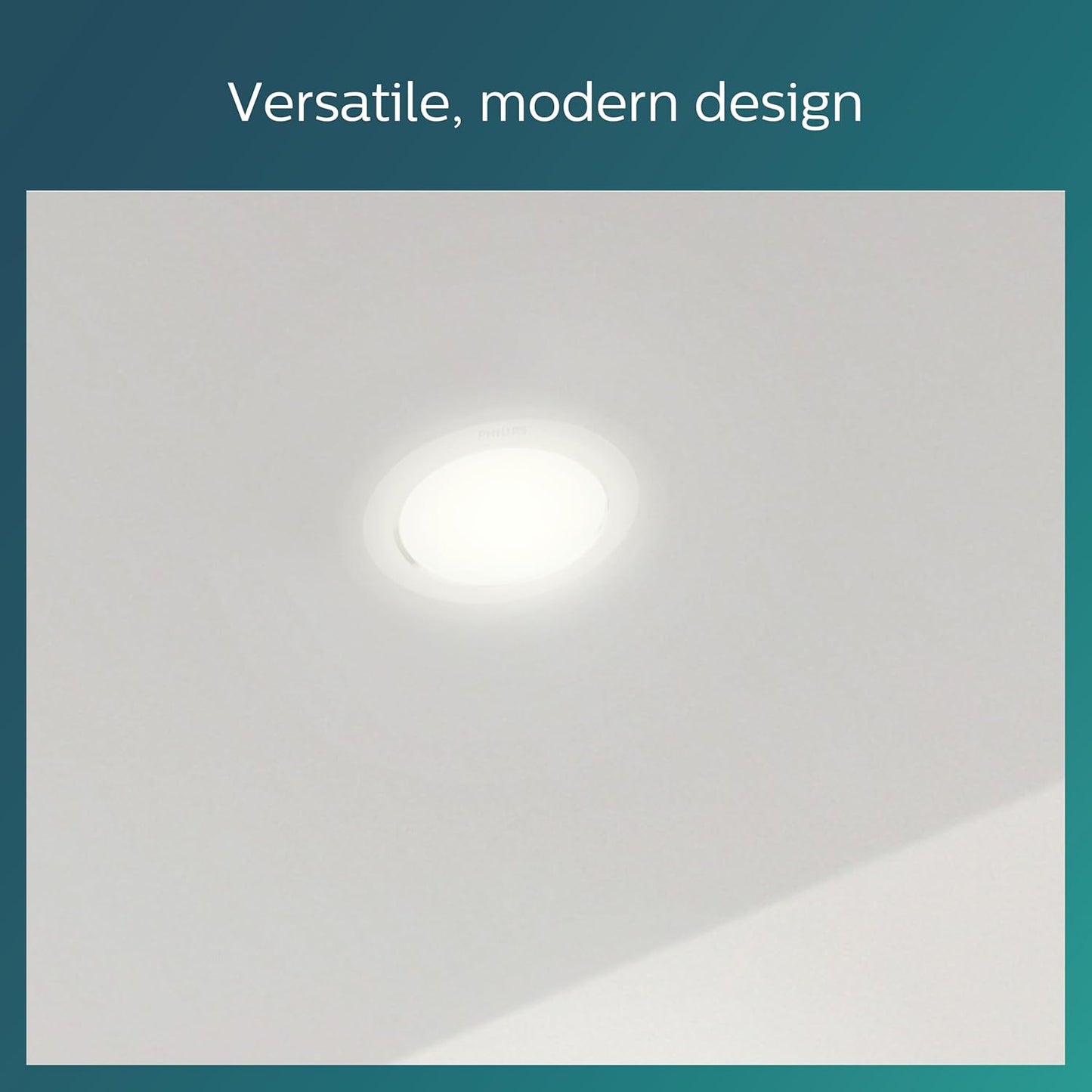 Philips Energy‑Saving LED Downlight White 3000K Classic Design