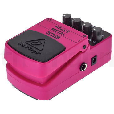 Behringer HM-300 Pink Heavy Metal Guitar Distortion Pedal