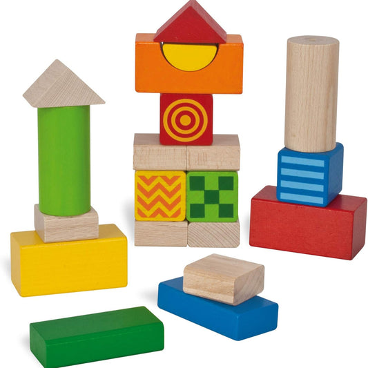 Eichhorn Heros Baby Sound & Feel Building Blocks 20-Piece Set