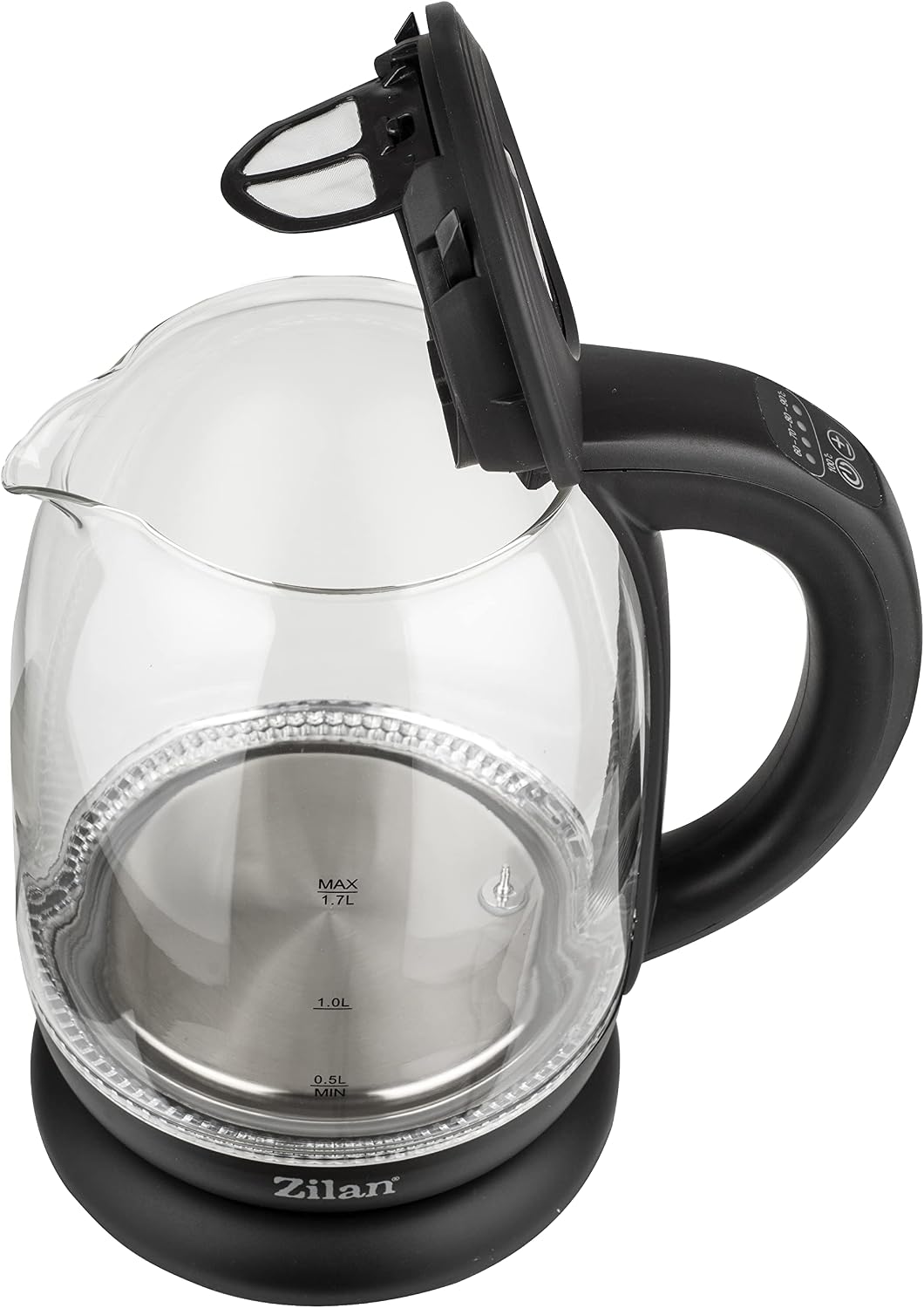 Zilan ZLN3956 Digital Glass Kettle 1.7L 2200W Black