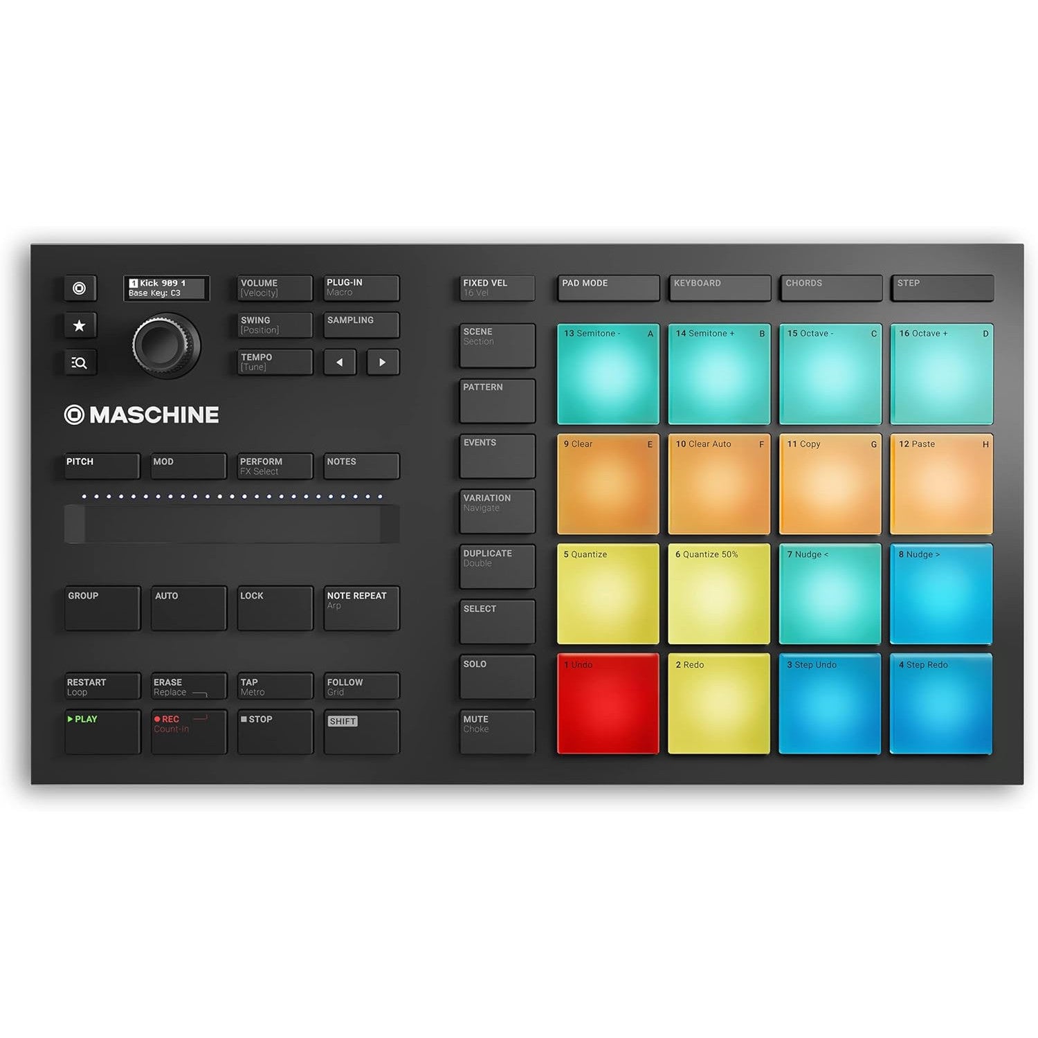 Compact Native Instruments Maschine Mikro MK3 Beatmaking Production Controller