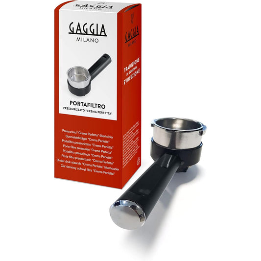 Gaggia Crema Perfetta Steel Filter Holder for Espresso Machines
