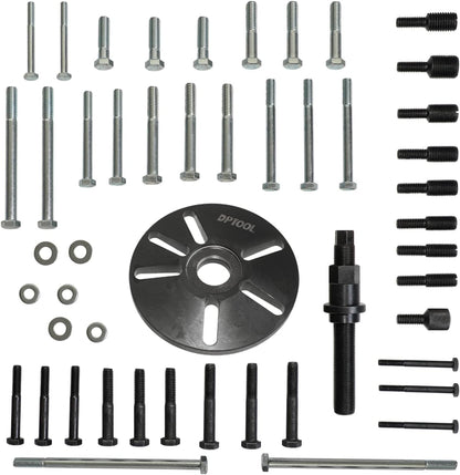 DPTOOL Heavy-Duty Harmonic Balancer Puller Kit with Metric Screws