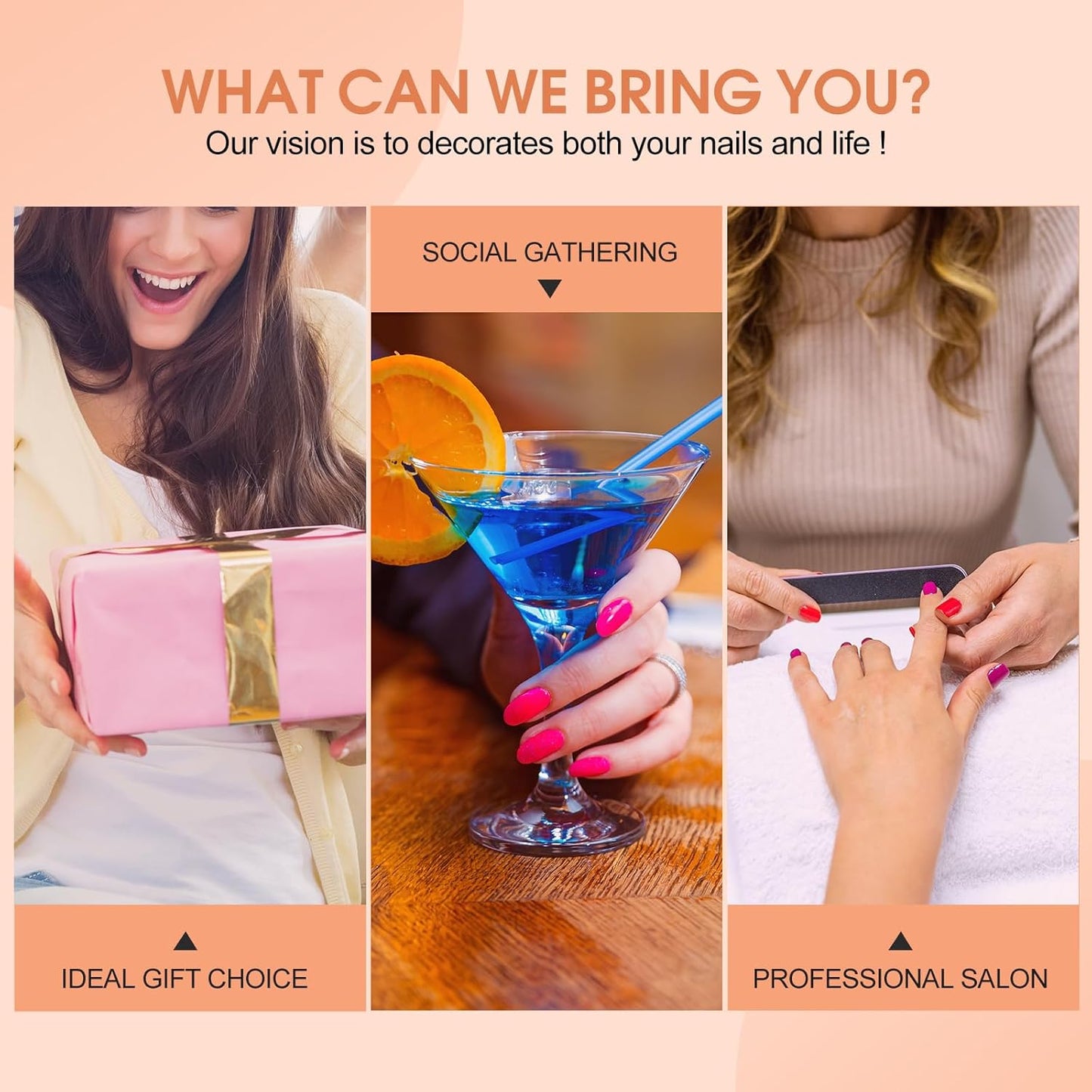 COSCELIA 20+5 Color Semi-Permanent Nail Kit with UV/LED Lamp