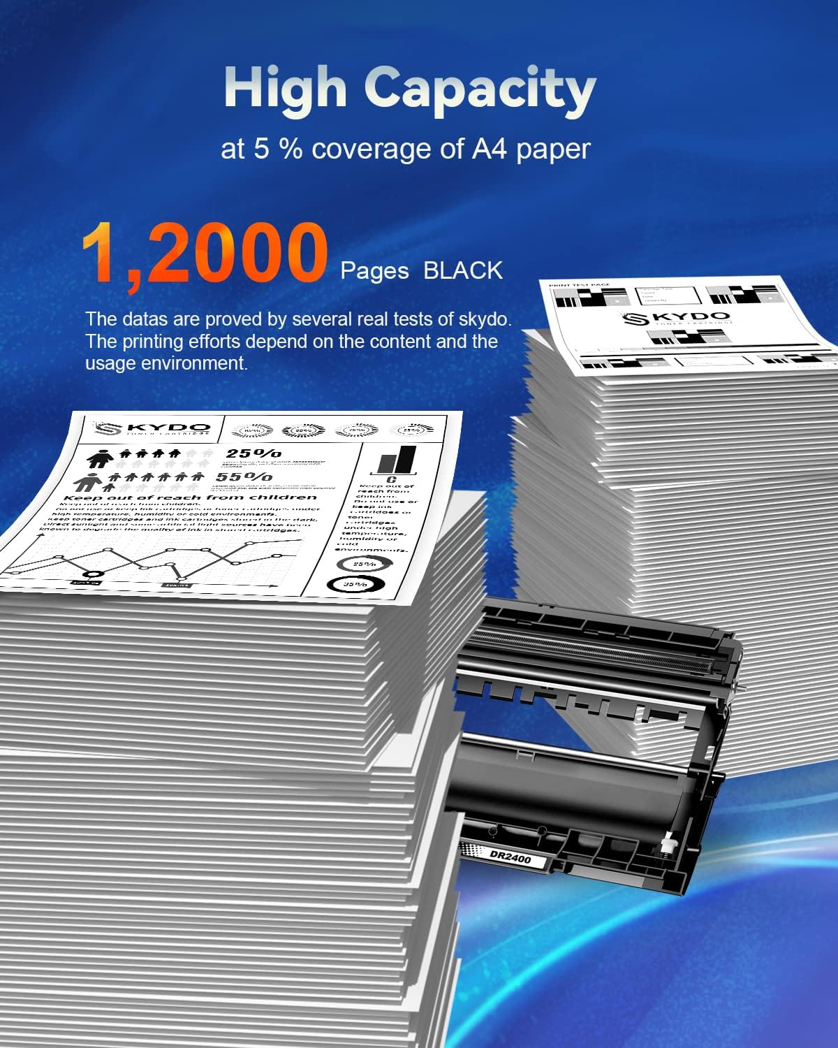 Skydo DR-2400 Compatible Drum Unit for Brother Printers