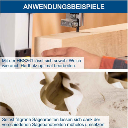 Scheppach HBS261 500W Band Saw with Tilting Table