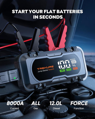 TREKURE Beta04 8000A Car Battery Jump Starter