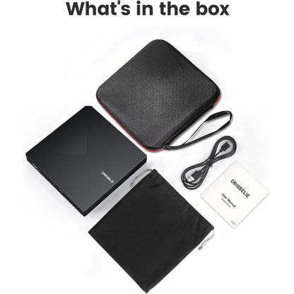 ORIGBELIE Portable USB 3.0 External CD/DVD Burner with RGB