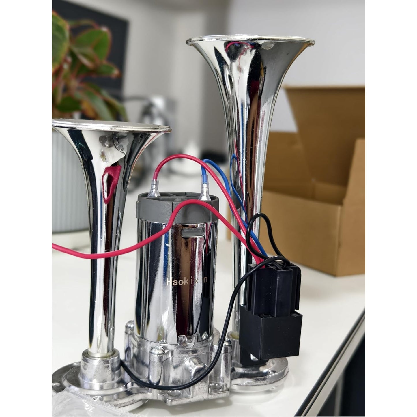 600DB Super Loud Dual Electric Train Horn for Trucks