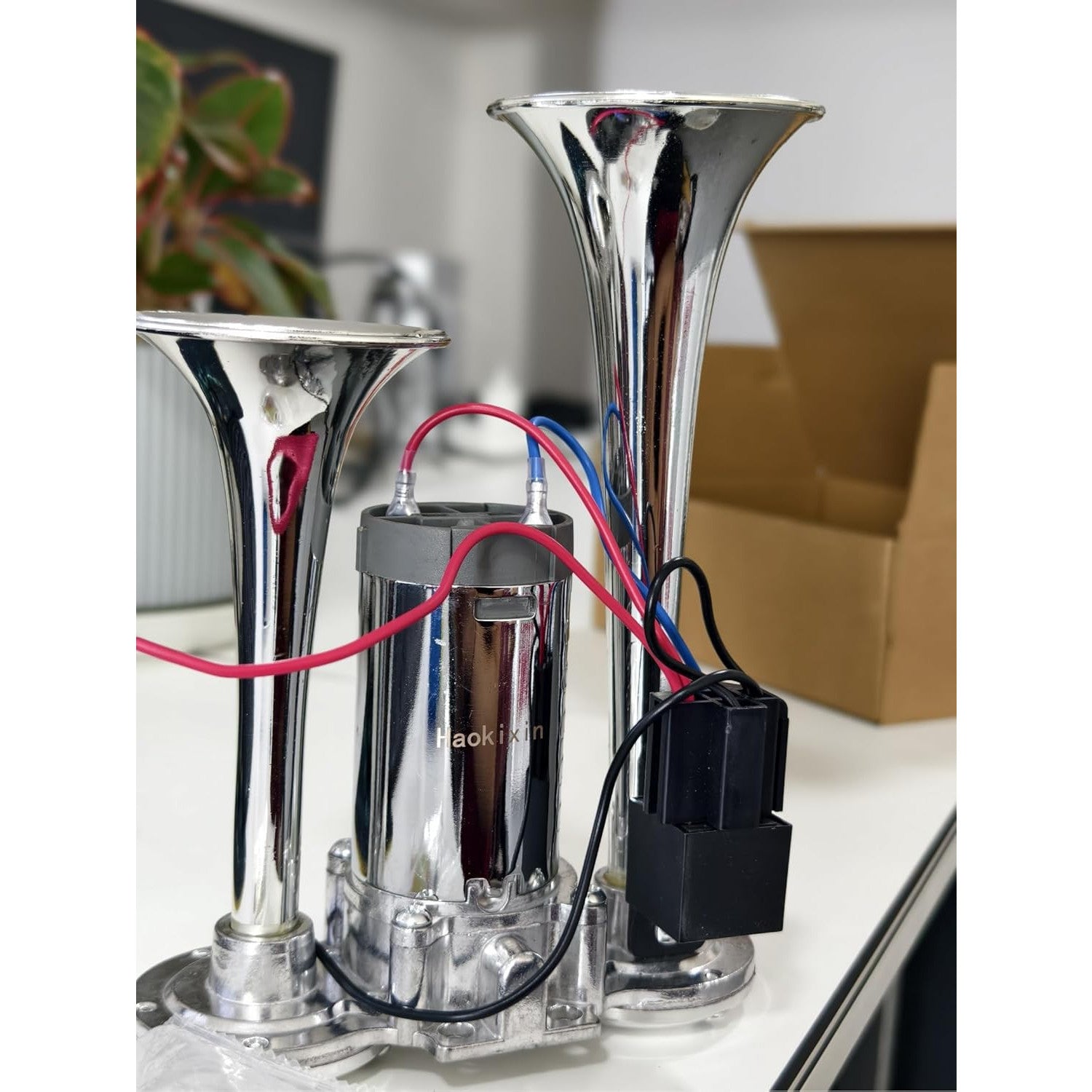 600DB Super Loud Dual Electric Train Horn for Trucks