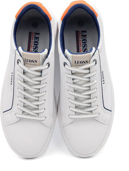 LEOSS ORIGINAL Men's Breathable Casual Lace-Up Sneakers, Elegant Low-Top Sports Shoes
