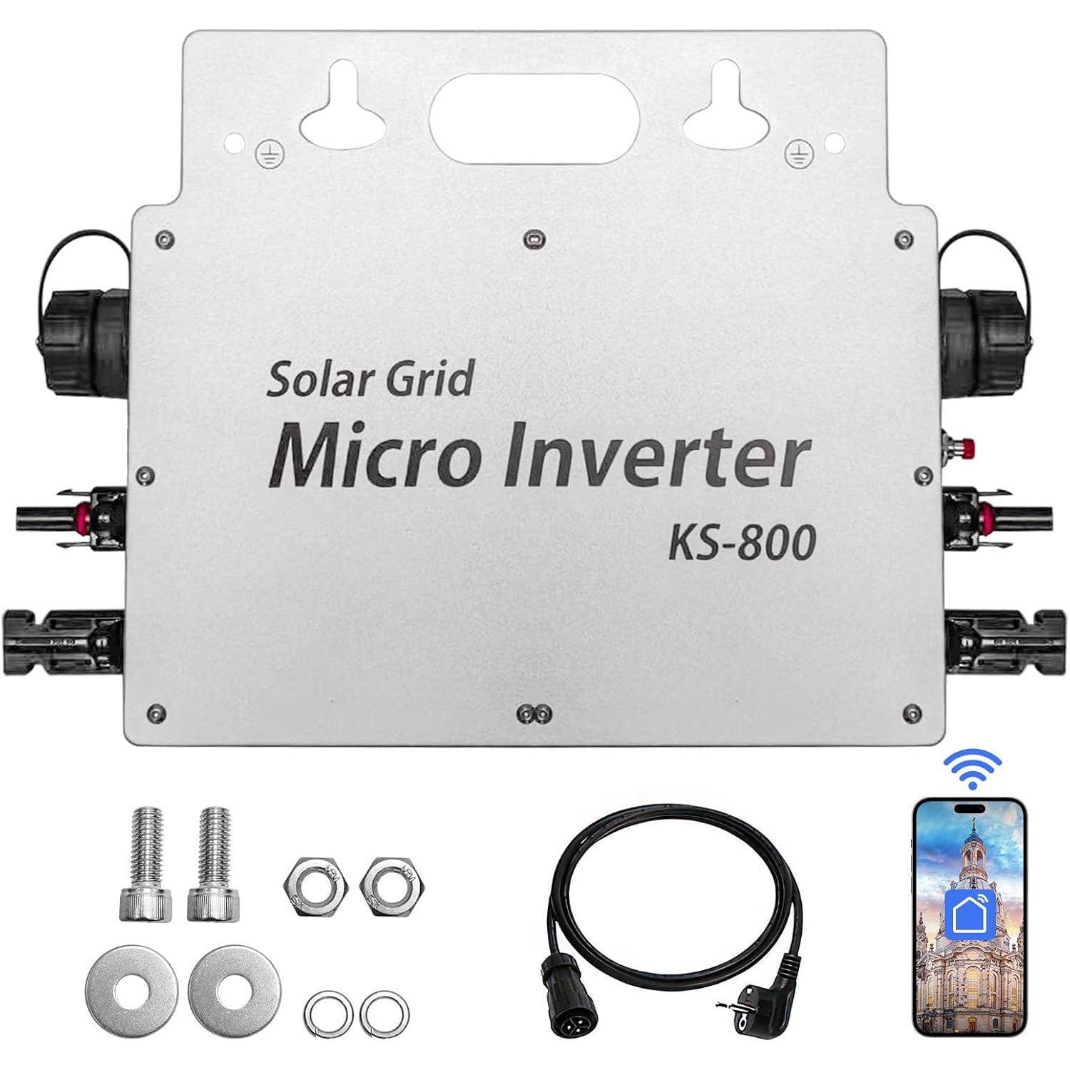 E-POLAR 800W Waterproof Solar Inverter for Balcony Power Stations