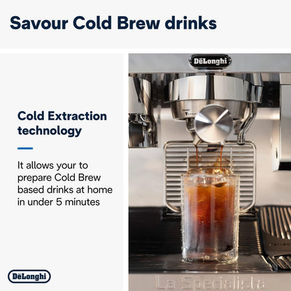 Delonghi EC9865.M La Specialista Maestro Espresso Maker with Vacuum Canister