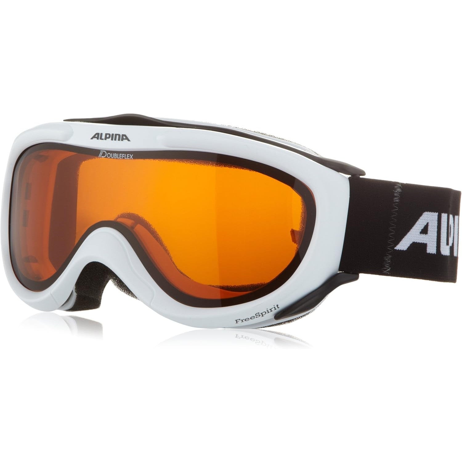 ALPINA FreeSpirit Hybrid Mirror Ski Goggles for Adults