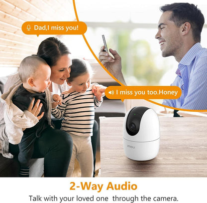 Imou Ranger 2-D 1080P Wi-Fi Dome Camera 360° Coverage AI Human Detection Privacy Mode Two-Way Talk