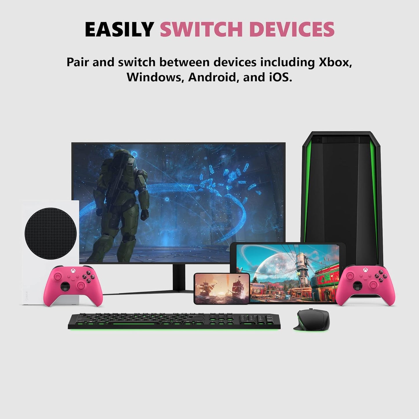 Deep Pink Xbox Core Wireless Gaming Controller for Series X