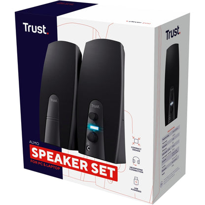 Trust Almo 2.0 USB Powered Stereo PC Speakers – Black