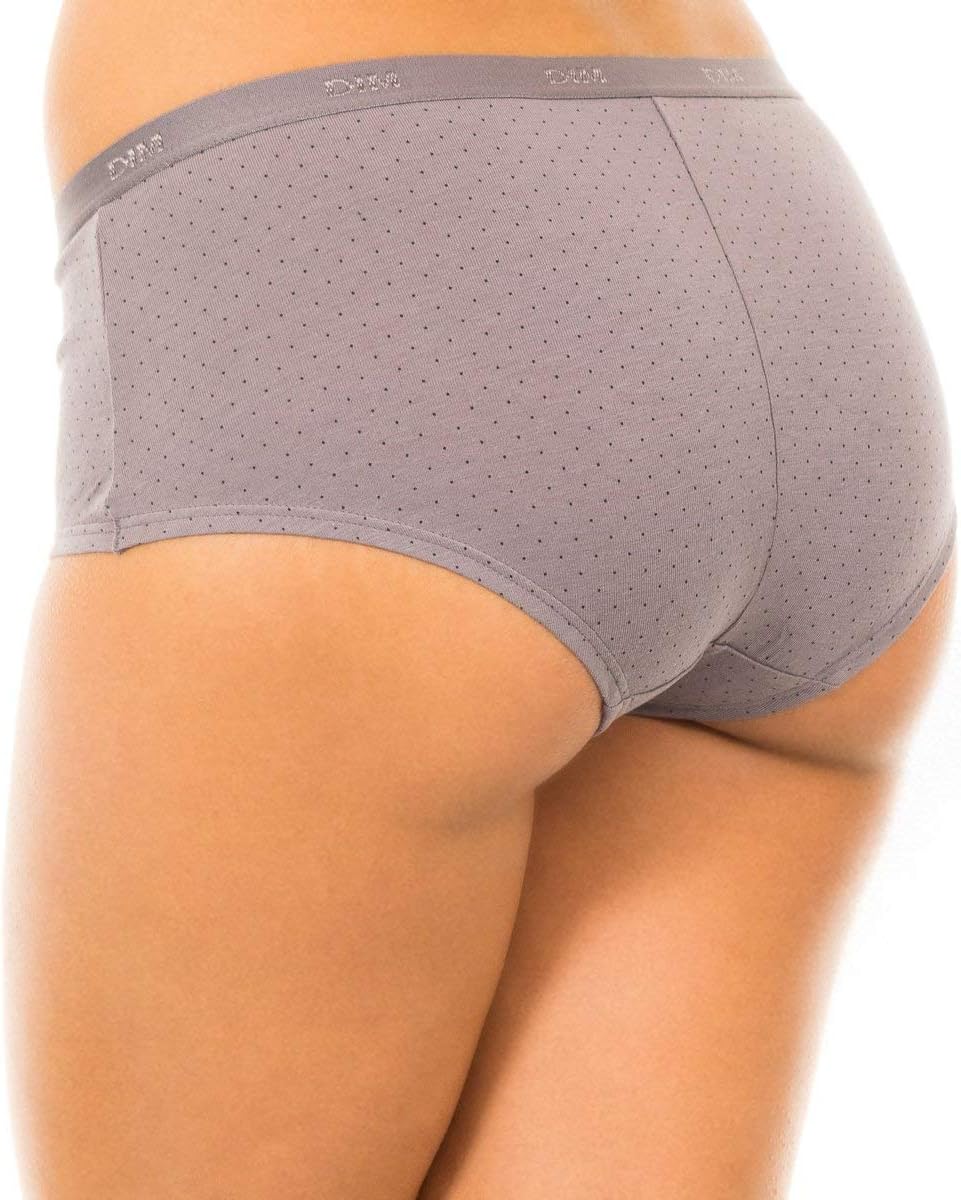 DIM Women's Cotton-Spandex Boxer Shorts Pack of 3 Comfortable Underwear