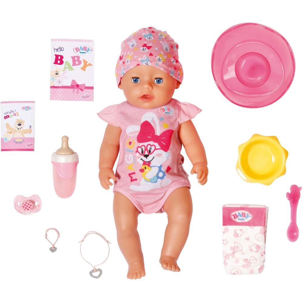 Baby Born Magic Girl 43cm Doll with Magical Dummy
