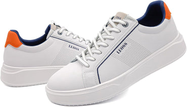 LEOSS ORIGINAL Men's Breathable Casual Lace-Up Sneakers, Elegant Low-Top Sports Shoes