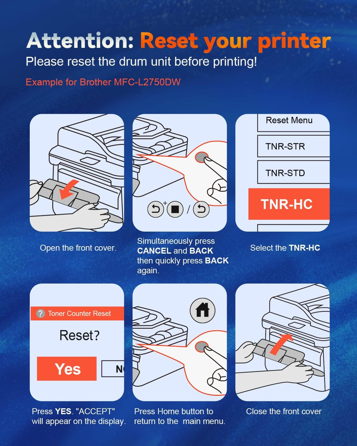 Skydo DR-2400 Compatible Drum Unit for Brother Printers