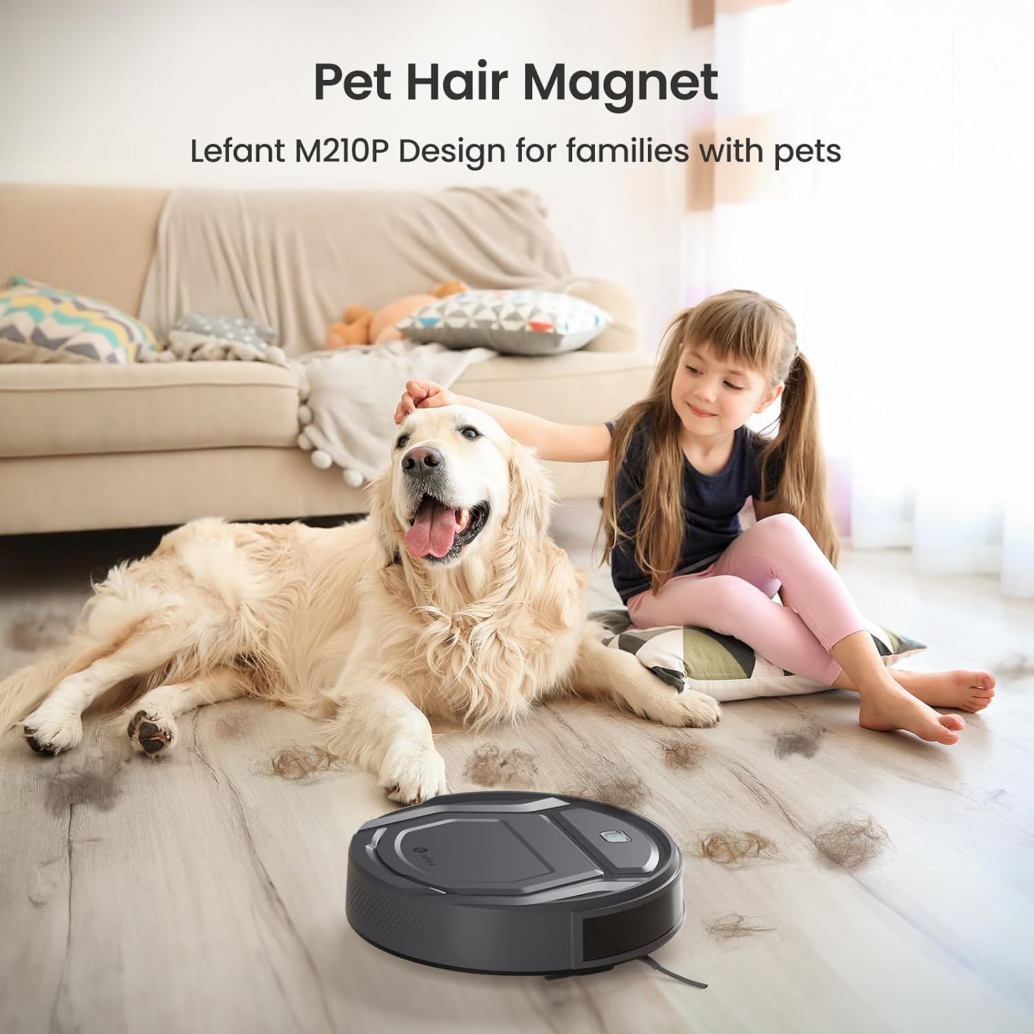Lefant M210P Robot Vacuum Cleaner with Remote Control