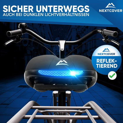 Nextcover Airflow Memory Foam Bicycle Saddle for Men and Women